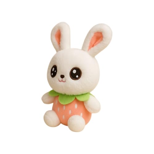 Image of Cionum 25cm Pretty Fruit Rabbit Plush Toy - Soft Bunny Stuffed Animal with Creative Fruit Theme Design - Cute Rabbit Doll for Kids