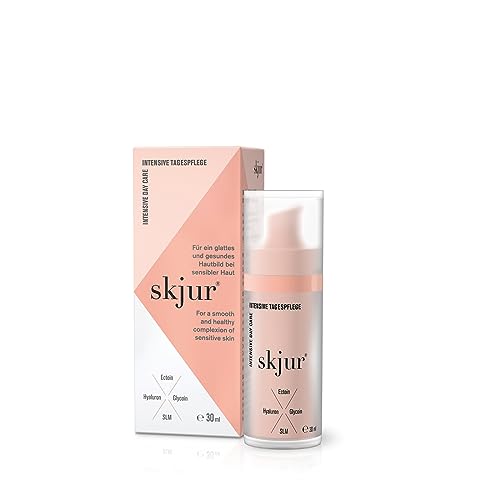 intensive Tagespflege - Moisturizer Face Care - Gesichtscreme Damen - Gesichtspflege mit Ectoin, Glycoin, Hyaluron & SLM - Tagescreme Gesicht für empfindliche Haut - vegane Skincare (30ml)