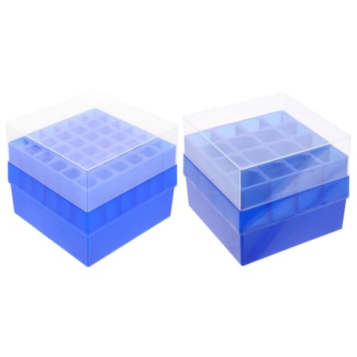 CIYODO Low Temperature Freezer Cassette for Test Tube Tube Rack Holder Plastic Storage Box