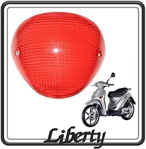 PIAGGIO GEMMA PLASTICA VETRINO FANALE FARO STOP TRASPARENTE POSTERIORE LIBERTY ORIGINALE 580099