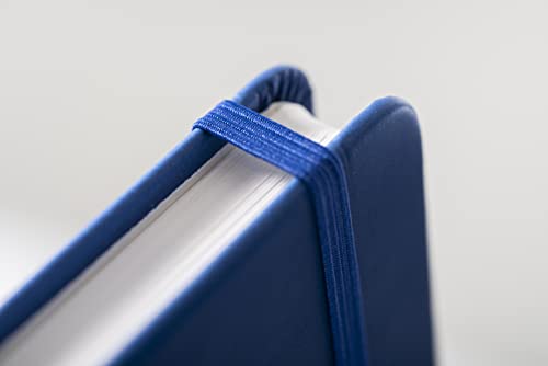 Collins Debden Legacy A5 Plain Blue Notebook – Royal Blue Journal with ...
