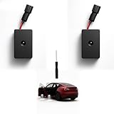 Peach Fairyers Car Door Logo Projector Puddle Lights, Compatible with Model 3 2017–2025 (Highland) & Y 2020–2026 (Juniper), Glass Lens, Plug-and-Play, Factory Fit, 2-Pack