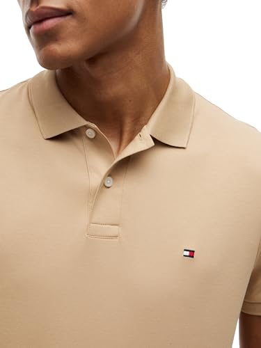Image of Tommy Hilfiger Mens Short Sleeve Casual Polo Shirts in Regular Fit with Liquid Cotton