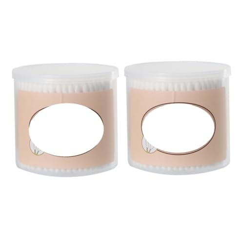 TOVINANNA Double-ended Cotton Swabs 600pcs Set Makeup Tools Reusable Clean Pointed Tips Perfect for Travel Daily Use