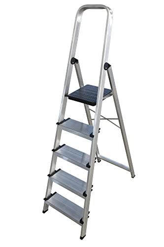 ESCALERA ALUMINIO ALTIPESA 5 PELDAÑOS ANCHOS