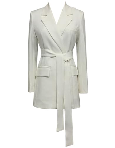 Manteau entaille Lapel et Costume Femme Veste d'affaires Chic Bureau