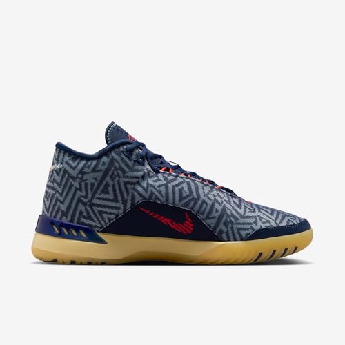 Lebron NXXT Genisus Basketball Shoes (Midnight Navy/Soft Yellow/Bright Crimson/Light Armory Blue)3