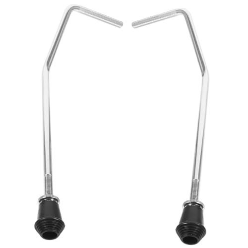 Toddmomy 2pcs Metal Drum Stand Tom Drum Holder Percussion Instrument Bracket Provides Stability and Safety for Performances