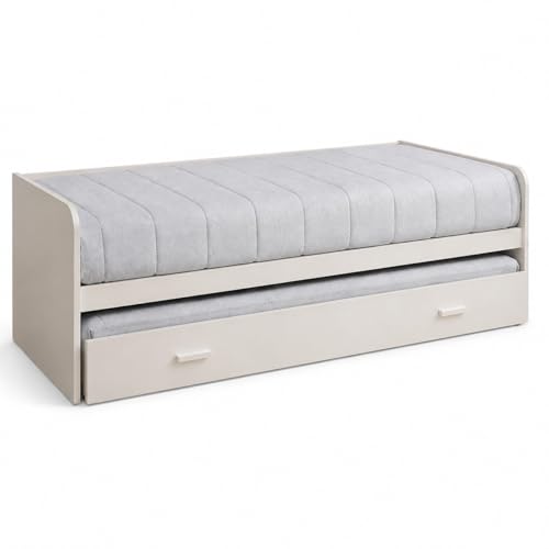 Lanovenanube - Edredón Ajustable Raya Cama 90 - Color Gris