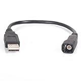 YTRIO Car Radio USB Interface PlugTransfer Cable for VW RCD510 RCD300 CD 4 Pin Changer Port to Standard USB Port Socket for Skoda
