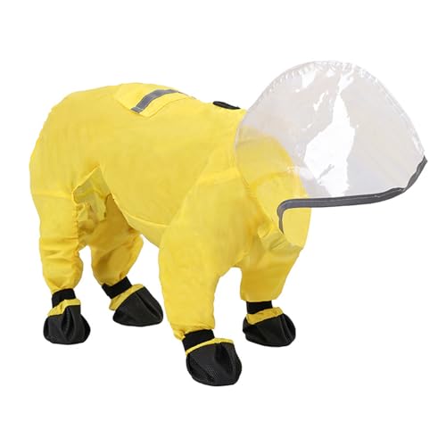 Dog Rain Jackets Pet Rain Coat Hiking Clothes Fashion Outdoor Rain Coat All Breeds Pet Walking Rainwear