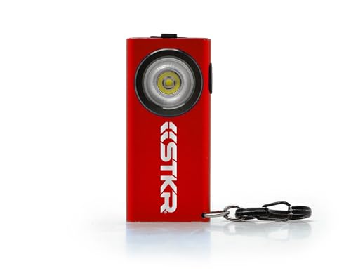 STKR Concepts SlimJimmy Ultra-Bright Keychain Light - 400 Lumen - RED -  14264