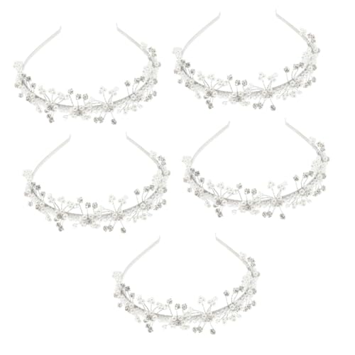 Bandeau mariée perles VICASKY lot de 5 pièces pour coiffure de fête