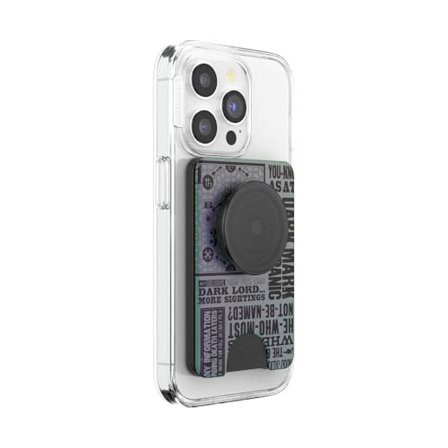 Image of PopSockets Phone Wallet for MagSafe, Phone Card Holder with Grip, Harry Potter - Dark Lord Returned