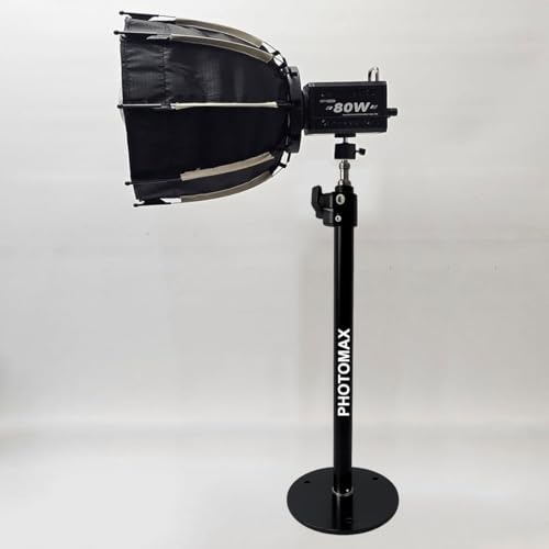 Image of PHOTOMAX Mini Wall Mount Boom Arm Tripod 84cm Wall Ceiling Mount Boom Arm Tripod Desk Mount Table Stand Adjustable Height for Photo Studio Video Ring Light Strobe Flash Mobile Lighting Softbox (CM03)