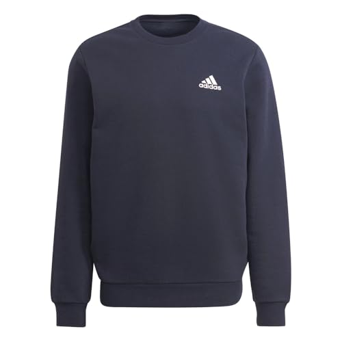 Image of adidas Mens Cotton M Feelcozy Swt Crew Neck Sweatshirt