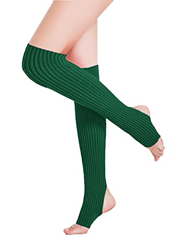 Image of v28 Women's Neon Knit Leg Warmer for 80s Party Dance Sports Yoga