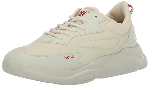HUGO Women's Running Style Sneakers with Thick Rubber Sole