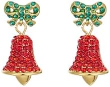 Christmas Earrings for Women, Xmas Tree Stud Earring Set, Holiday Hoop Huggie Earrings Hypoallergenic Jewelry Gifts for Party