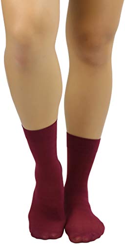 Image of ToBeInStyle Womens Pack of 6 Trouser Solid Print Anklet Socks