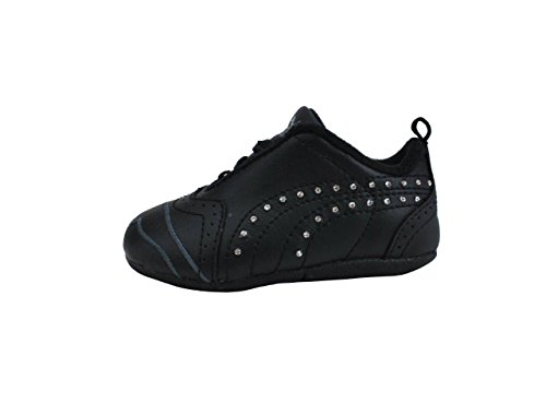 PUMA Shoes Sela Diamond Rhinestone Infant Toddler Black Sneakers (5 M US Toddler)2