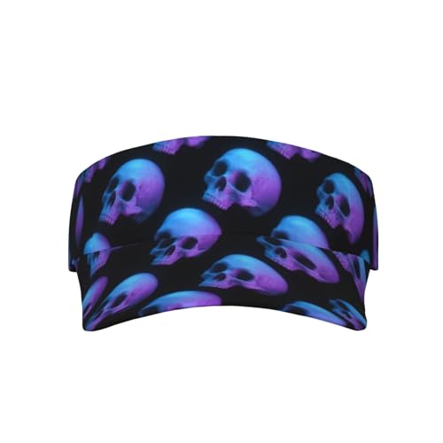 Adult Men's Comfortable Fit Visor Cap Dad Hat for Camping Tennis Gym