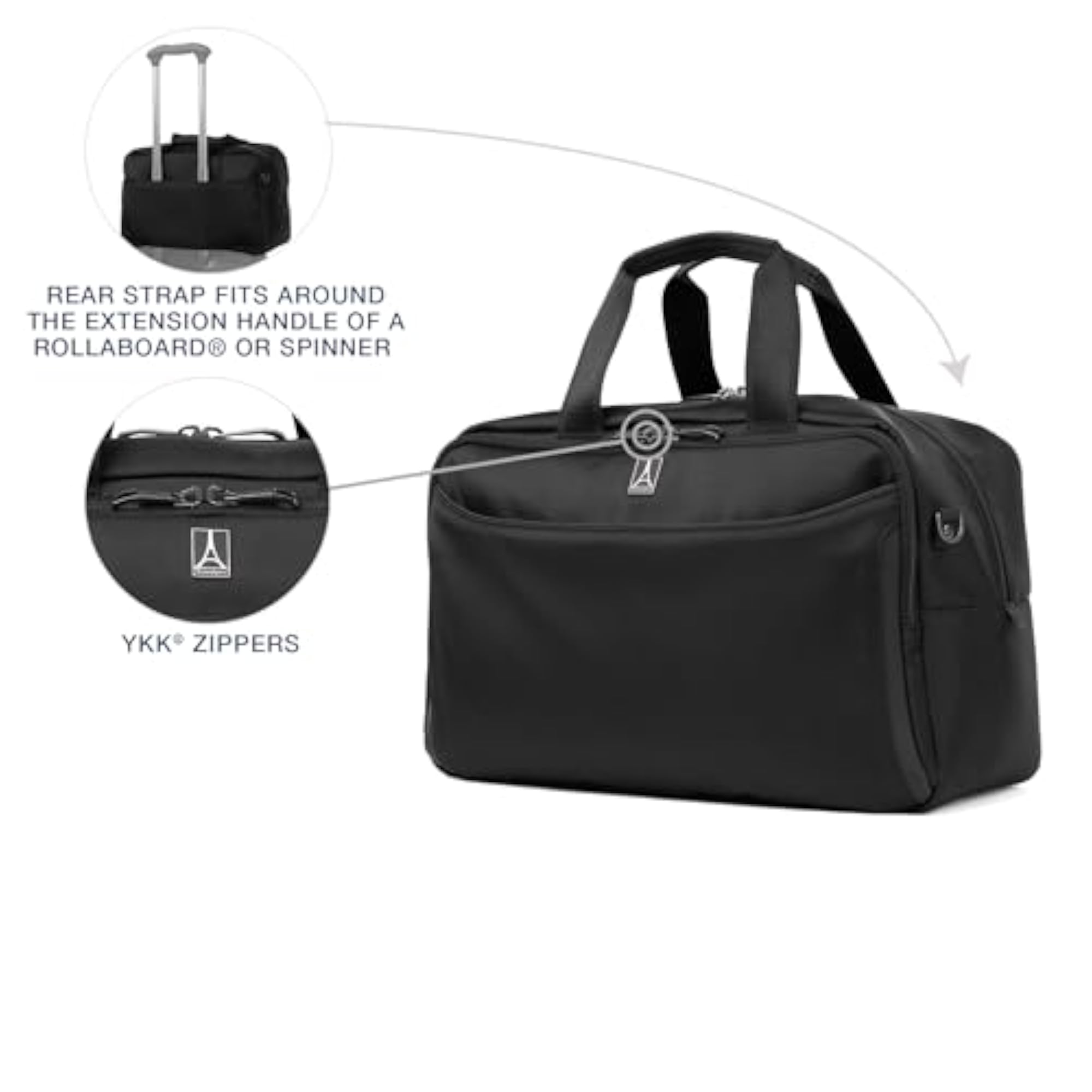 Classic Lightweight Softside Luggage Tote Bag, Unisex