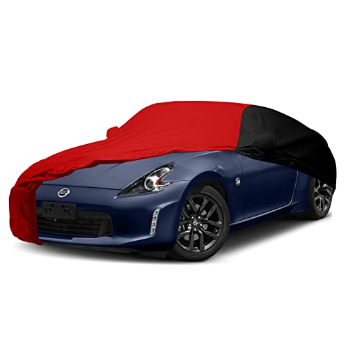 Image of Indoor Car Cover Replace for 2009-2025 Nissan 370Z, Luxurious Stretch Satin Custom-fit Indoor Car Cover for Dust-Proof, Underground Garage, Car Show (370Z)