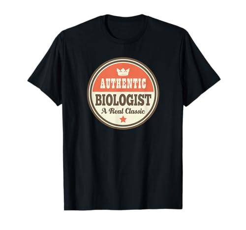 Biologist T-shirt Divertido Vintage Biología Maestro Regalo de Trabajo Camiseta