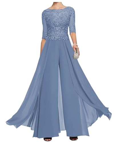 Mother of The Bride Jumpsuit for Wedding Plus Size Mother of Groom Pant Suits Wedding Guest Formal Outfits