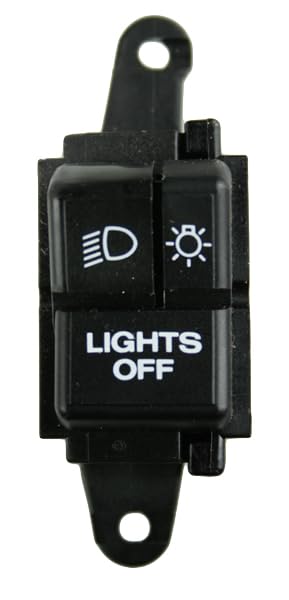 TRQ Headlight Switch Compatible with 1987-1995 Jeep Wrangler