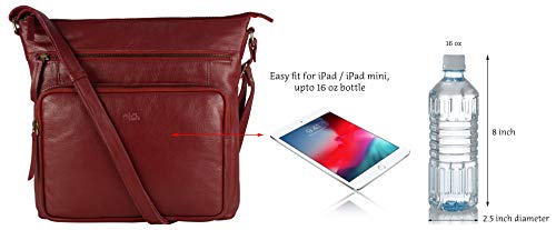 Image of Genuine Leather Crossbody Purse and Handbags - Crossover Bag Over the Shoulder Women | Genuine Leather