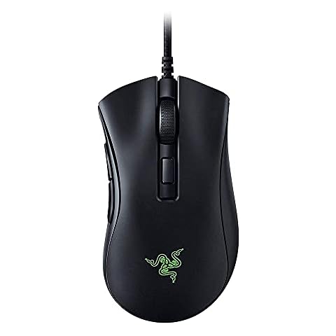 Razer DeathAdder V2 Mini - Kabelgebundene Gaming Maus mit rutschfestem Grip-Tape für PC / Mac Schwarz Cover