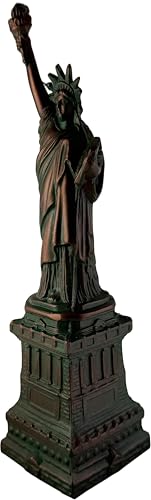 Estatua de la Libertad de Metal Fundido a Mano de 9.5 Pulgadas