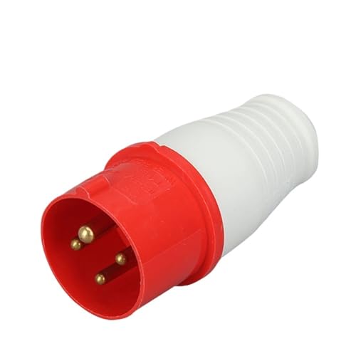 1PCS IP44 Waterproof Industrial Cable Connector - 16A 380V-415V Male Female Electrical Power Conditioning(314)