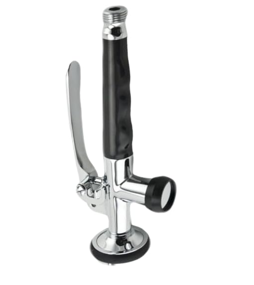 BAGNOCLIC - Alcachofa de Cocina Industrial Prelavado | Todo de Latón Pesado con Palanca | Acabado Cromo Elegante, Cromo, Latón
