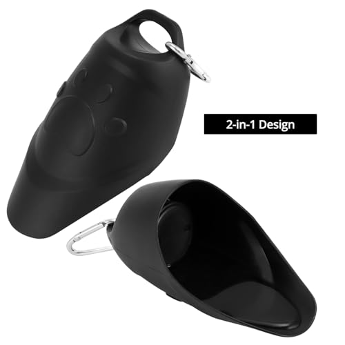 QWORK® Trinkflasche Hund Große 750ml, Hundetrinkflaschen aus 304 Edelstahl, Hundetrinkflasche Tragbar, zum Spazierengehen, Wandern, für Outdoor-Aktivitäten