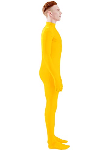 Image of Ensnovo Mens Mock Neck Full Body Unitard Spandex Zentai Suits Costumes