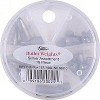Bullet Weights WSM Sinker Assortment, 18 Pieces