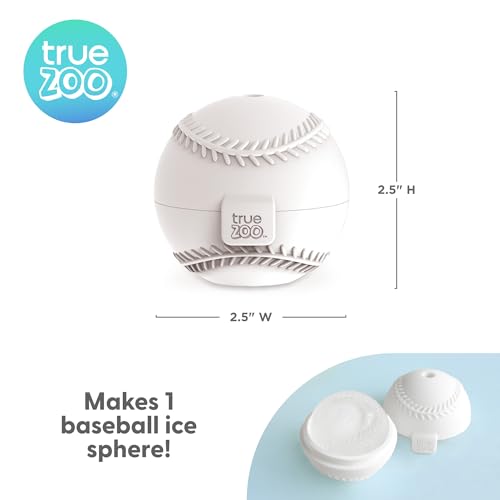 Molde de hielo pelota de béisbol de silicona blanco miniatura 3