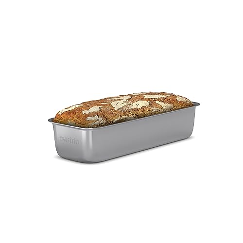 Moule à pain de 1.75 L aluminium gris antiadhésif pour cuisson au four - 3