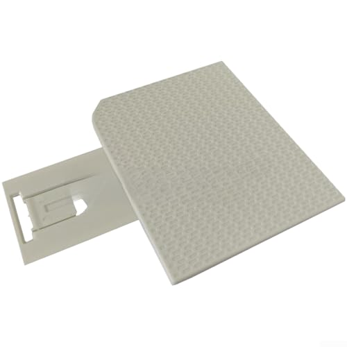Vassoio di uscita carta per stampanti HP 1536 1566 1606, bianco e nero, materiale PC ad alta resistenza, dimensioni standard, non richiede attrezzi per l'installazione (bianco)
