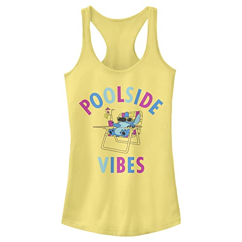 T-shirt Stitch Disney Femme Poolside Vibes en coton bio pour le look d'été décontracté
