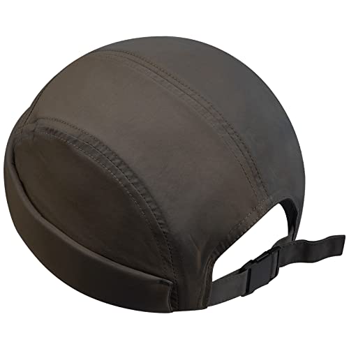 Croogo Quick Dry Brimless Hat Lightweight Daily Beanie Mesh Beanie Docker Cap Cooling Landlord Hat Worker Cap.coffee-Abh01 #TOP2