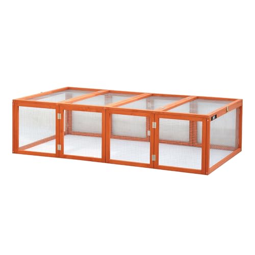 KCT 6ft Wooden Folding Large Pet Run Enclosure - for Rabbits, Guinea Pigs