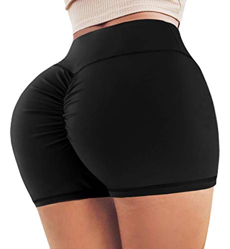 Women's High Waisted Workout Gym Booty Yoga Shorts Sports Ruched Butt Lifting Running Hot Sexy Lingerie