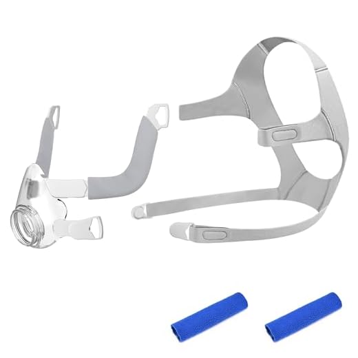 Replacement Frame Kit for F20, Include 1PCS Frame & 1PCS Headgear for F20 & 1Pair Magnetic Clips & 2PCS Strap Covers, Snugly Fit & Improve Wearing Comfort (No Cushion and Elbow)
