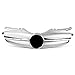 Cninba13 Front Bumper Upper Grille Grill Cover Trim Replacement for Mercedes Benz SLK Class R170 1998-2004, Chrome