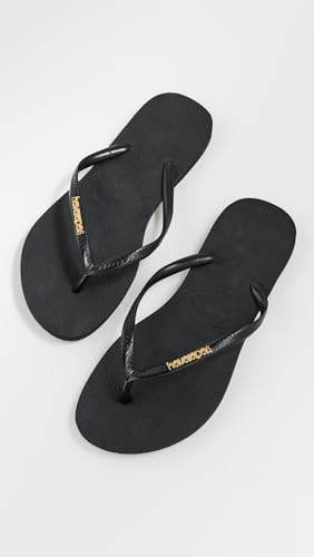 Image of Havaianas Women's Slim Logo Metallic Sandals