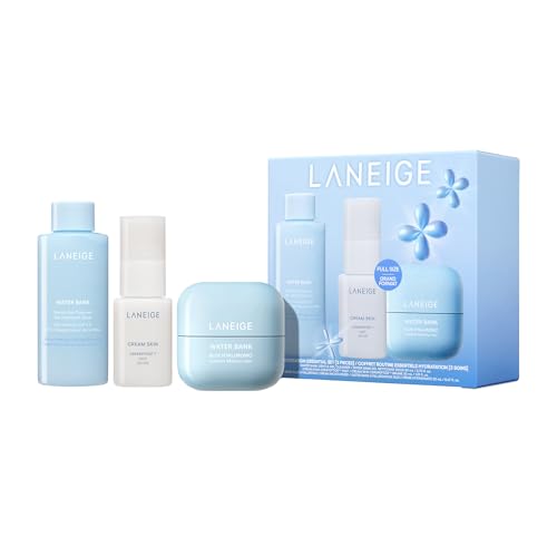 Image of LANEIGE Water Bank Blue Hyaluronic Acid Cream Daily Face Moisturizer: Hydrating Korean Lightweight Face Cream with Ceramides & Squalane for Lasting Deep Hydration & Skin Barrier Support